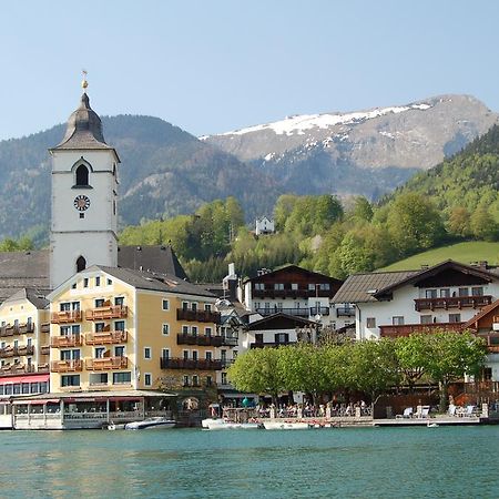 Aberseeblick Pension Ellmauer Sankt Wolfgang im Salzkammergut Bagian luar foto