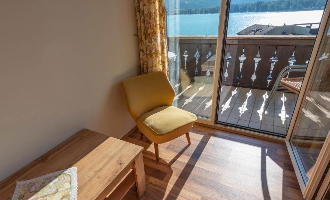 Aberseeblick Pension Ellmauer Sankt Wolfgang im Salzkammergut Bagian luar foto