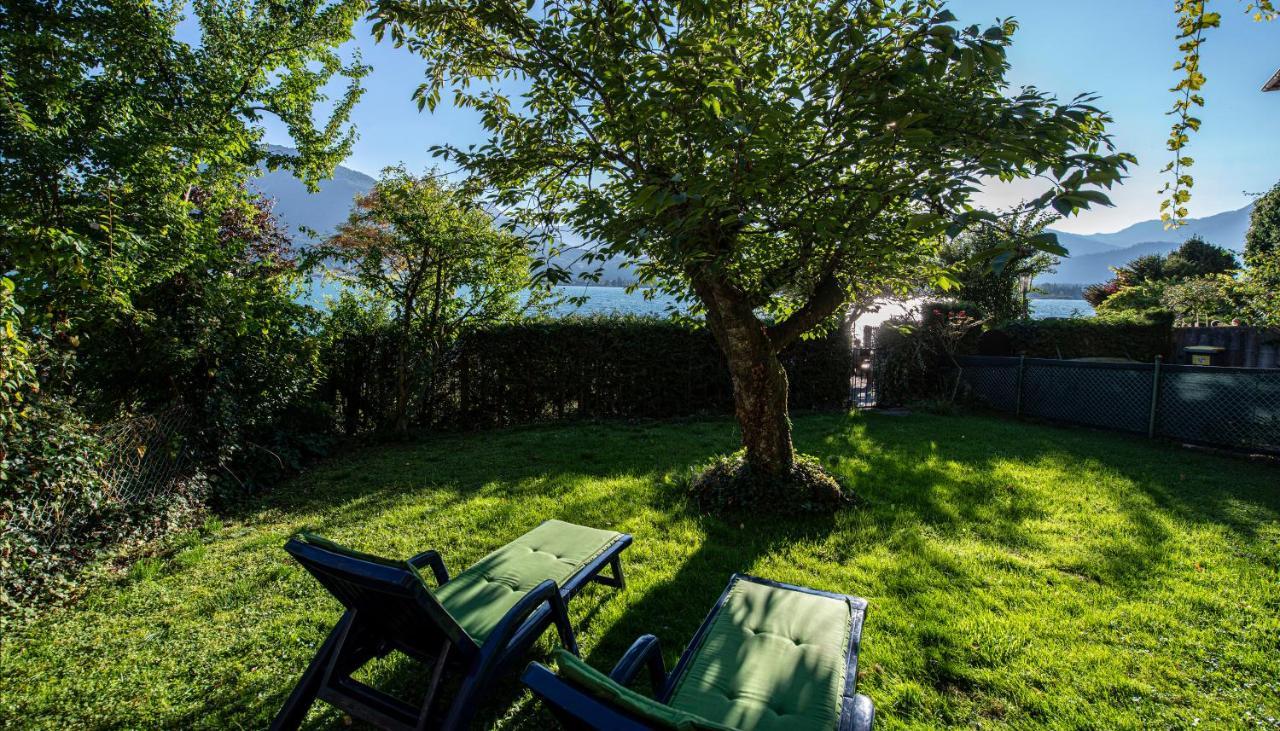 Aberseeblick Pension Ellmauer Sankt Wolfgang im Salzkammergut Bagian luar foto