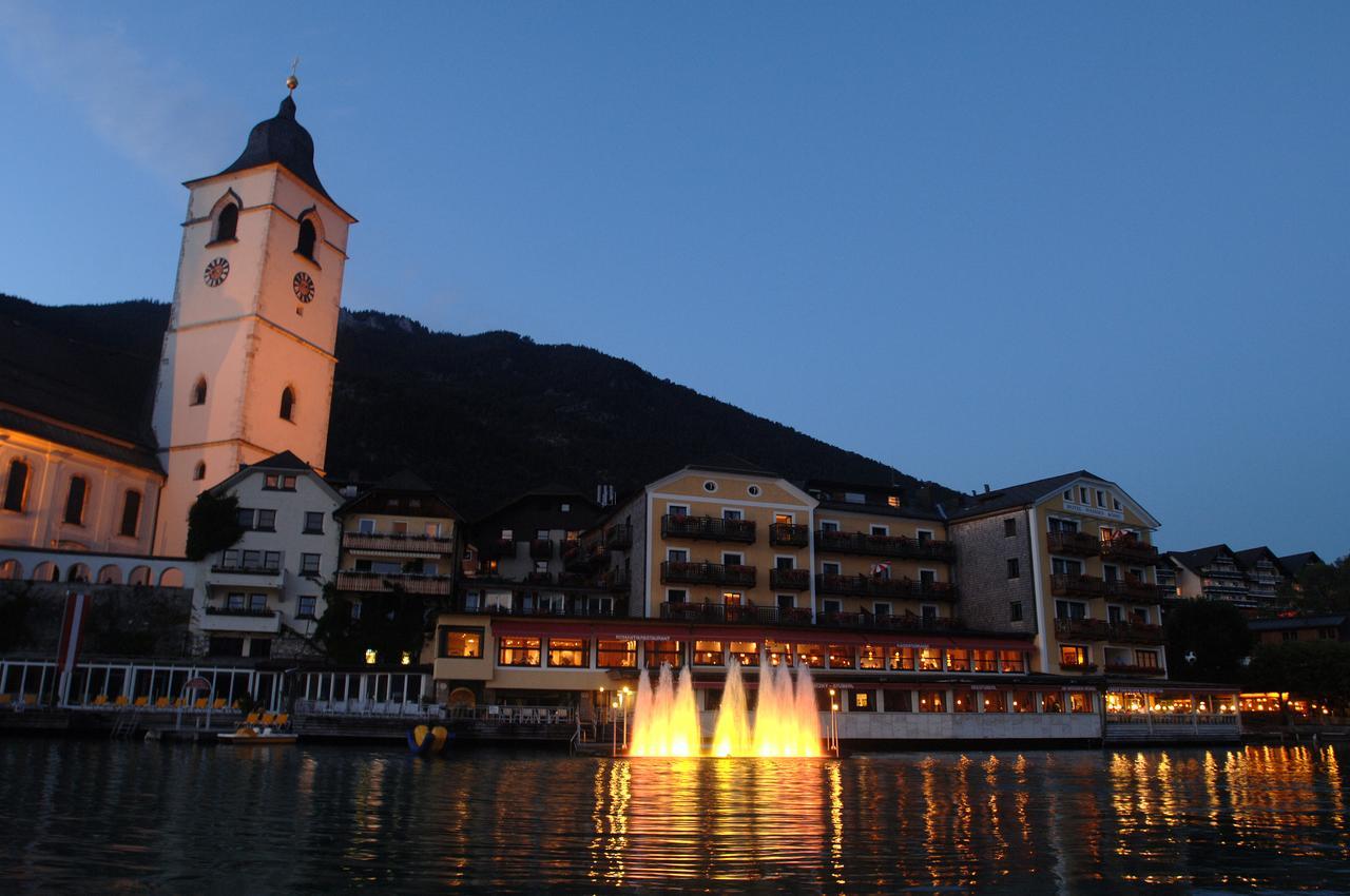 Aberseeblick Pension Ellmauer Sankt Wolfgang im Salzkammergut Bagian luar foto
